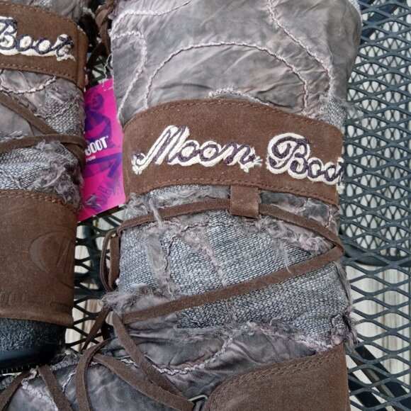 Moon Boot. Camo Rare! Fits Womens 5 - 6 Distressed Look! - Picture 11 of 16